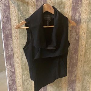 BCBG Maxazria black vest size xs